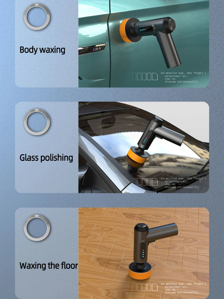 Wireless Digital Car Polishing & Waxing Machine