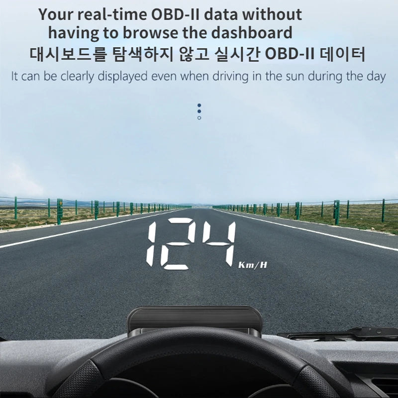 Digital Display GPS Head-Up Car Speedometer