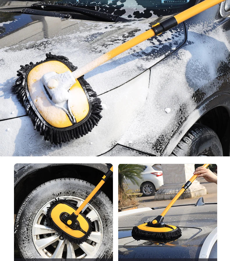 Long Handle Retractable Car Wash Mop