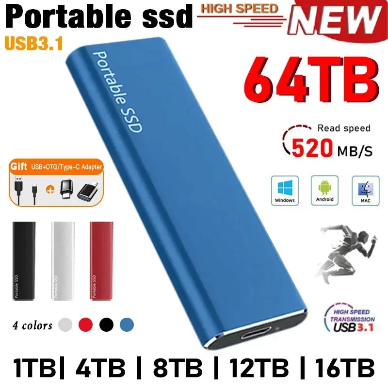 SSD Mobile Solid State Drive Box