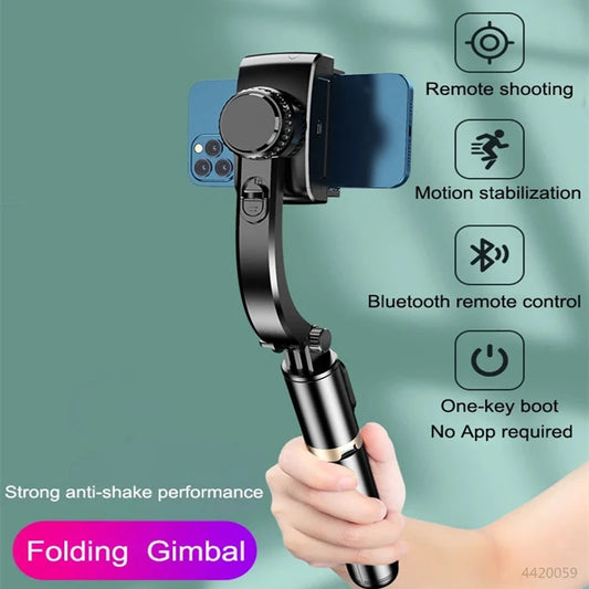 Wireless Gimbal Stabilizer Tripod Selfie Stick