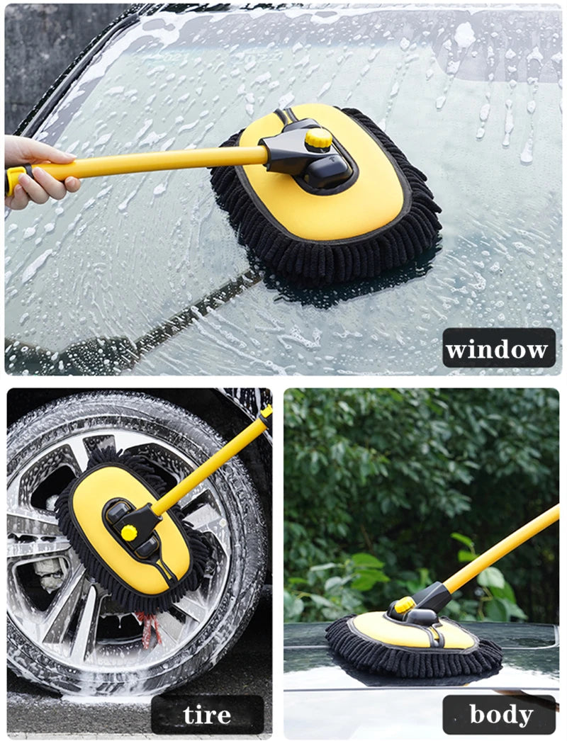 Long Handle Retractable Car Wash Mop