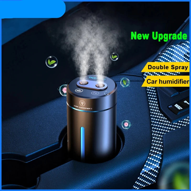 Aluminium Alloy Dual Spray Car Air Humidifier