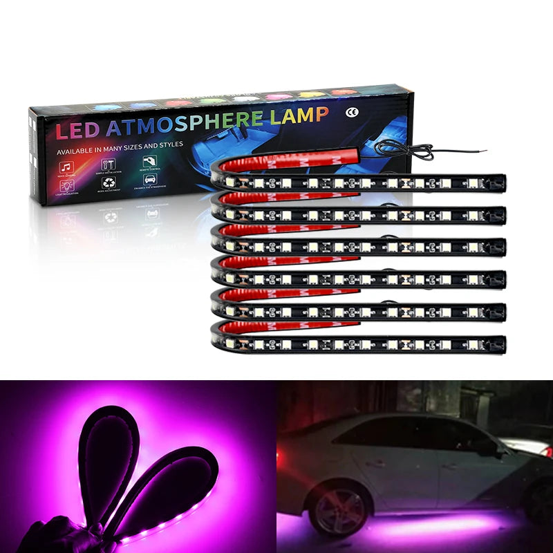 6pcs LED Strip, Light Flexible LED, Atmosphereric Decoration