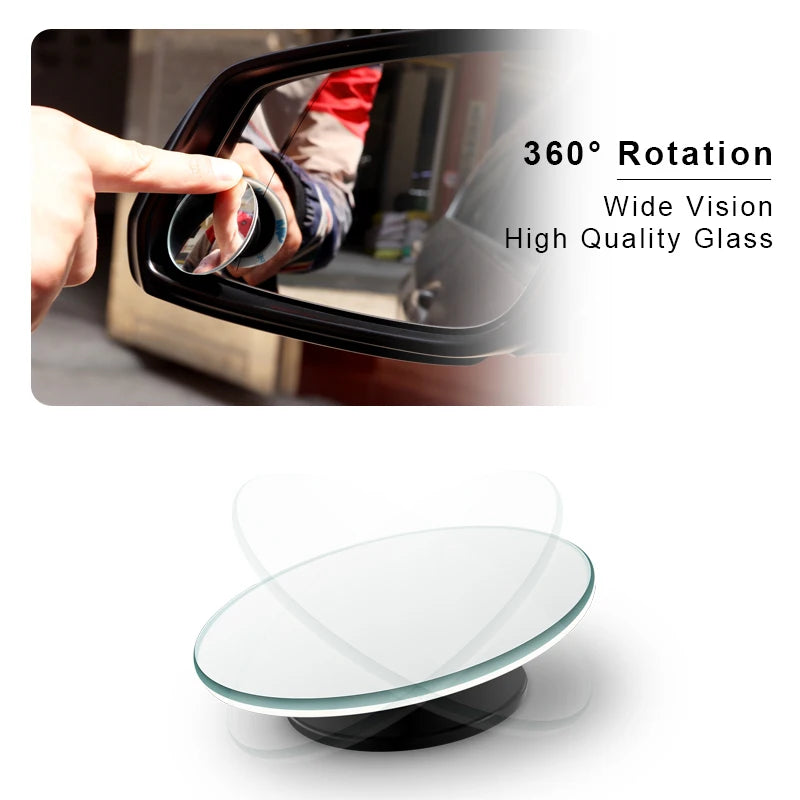 360 Adjustable Blind Spot Convex Mirror