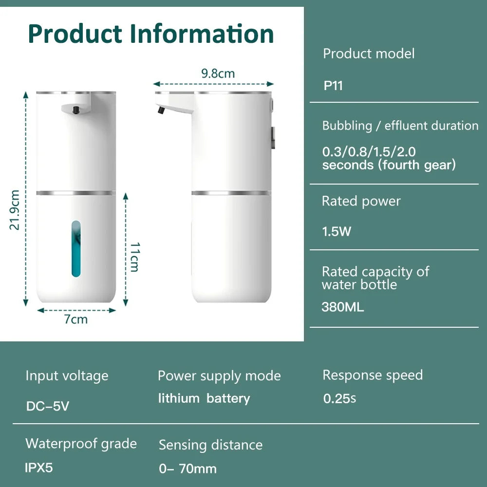 Automatic Induction Foam Soap Dispenser