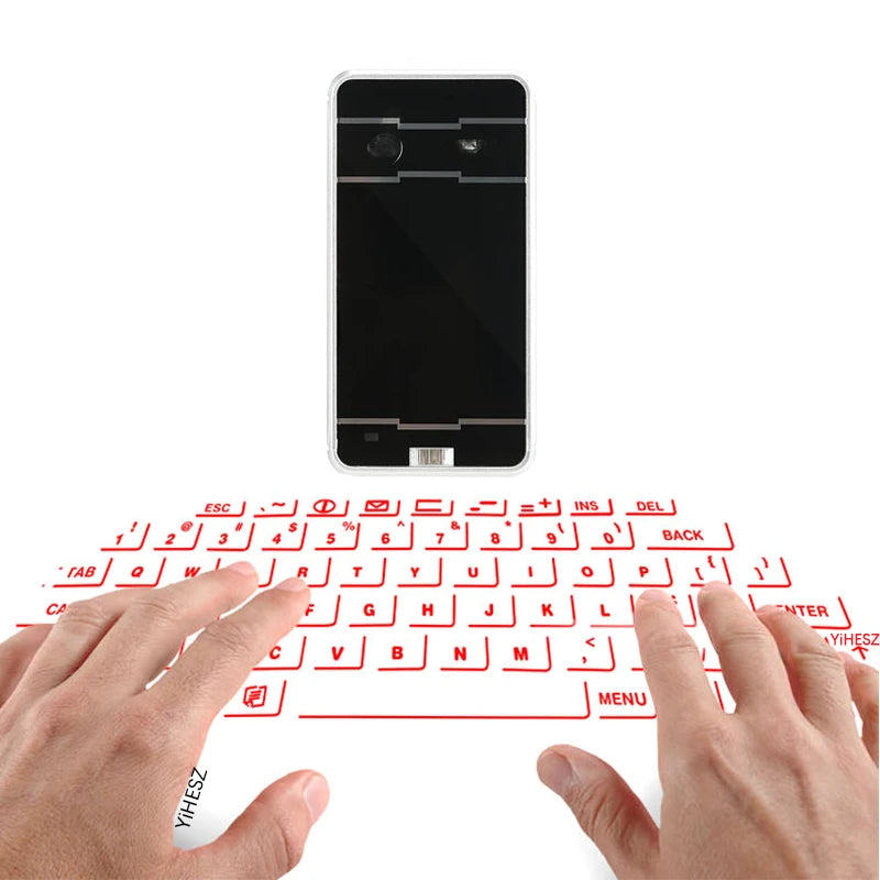 Portable Virtual Projection Keyboard And Mouse