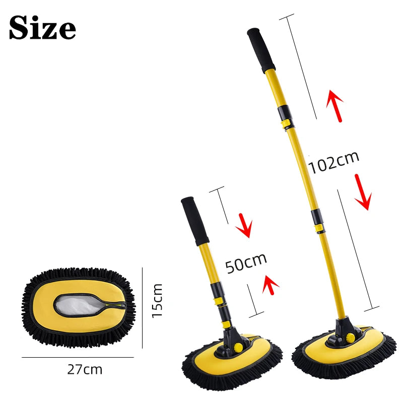 Long Handle Retractable Car Wash Mop