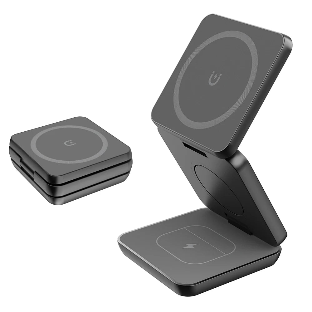 3 in 1 Foldable Magnetic Wireless Charging Station