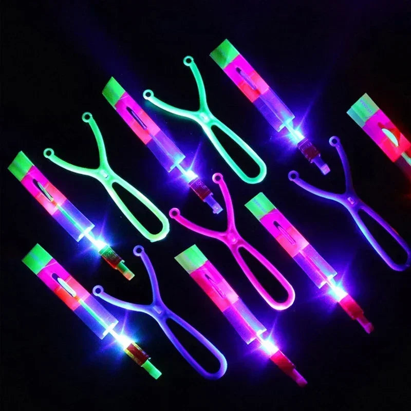 1/10/30/50pcs Toy Arrow Helicopter Toy LED Light