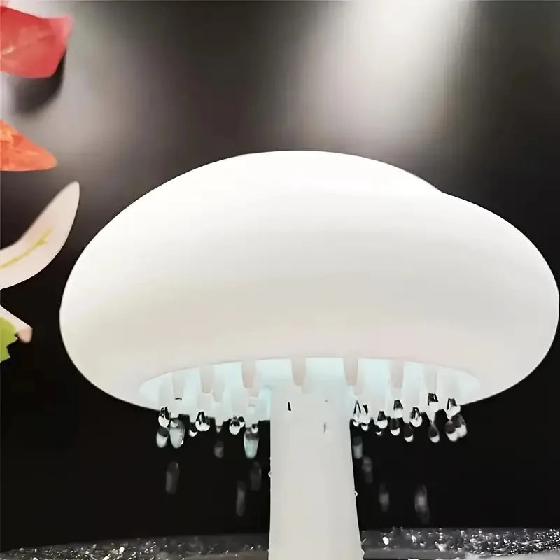 Rain cloud humidifier rain colorful mushroom cloud raindrop atmosphere lamp night light