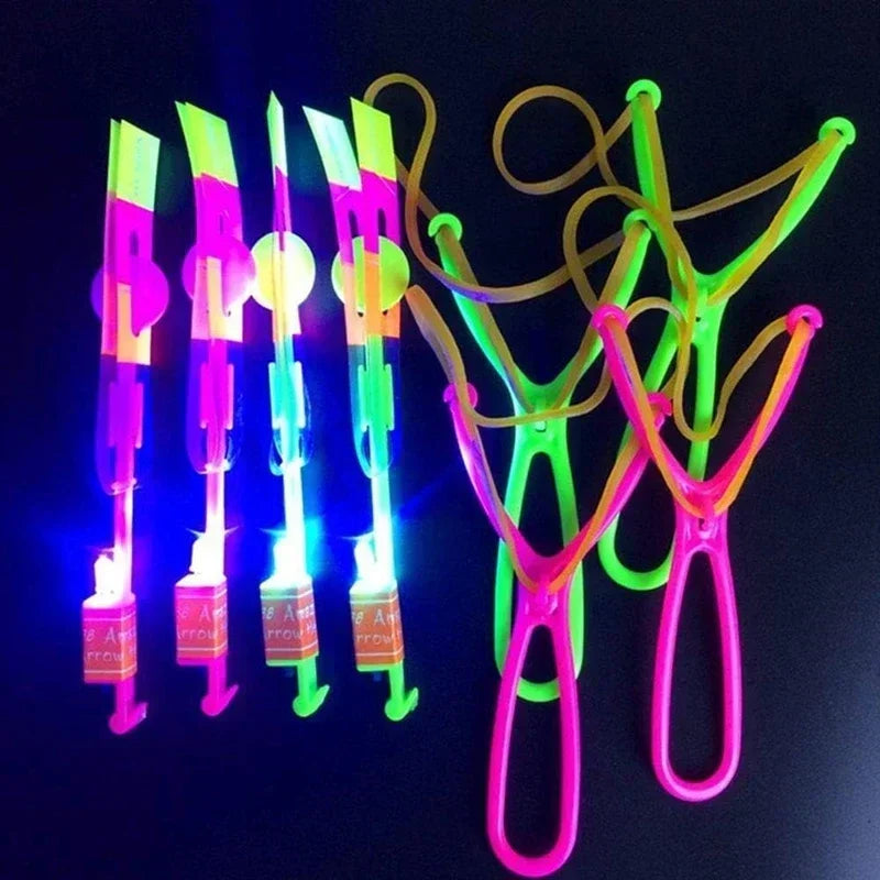 1/10/30/50pcs Toy Arrow Helicopter Toy LED Light