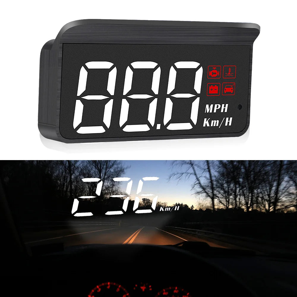 Digital Display GPS Head-Up Car Speedometer